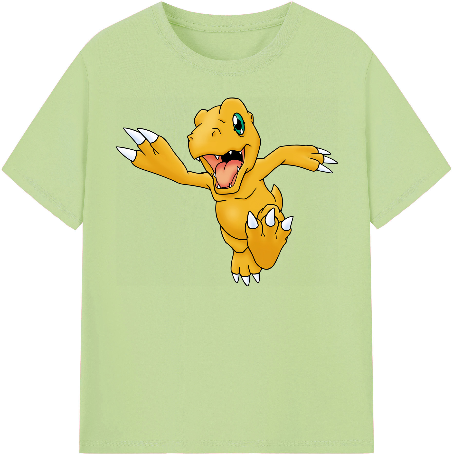 （画像用） Digimon デジタルモンスター/デジモン 綿100％半袖Tシャツ（フロントプリント）